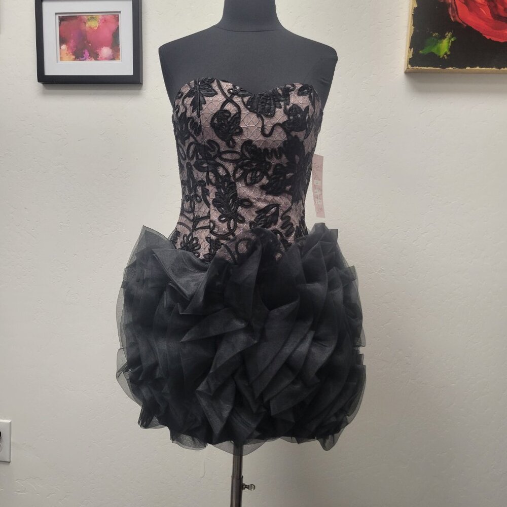 Classic Jovani Strapless Party Dress